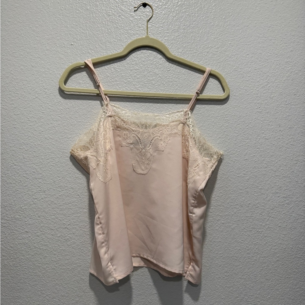 Elegant Cream Lace Camisole